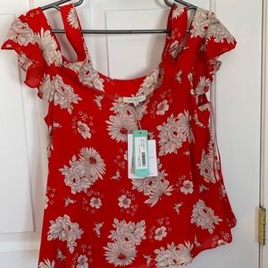 Skies are Blue blouse from stitch fix